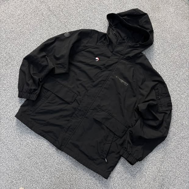 100 디스커버리 후드 바람막이 자켓 0325J