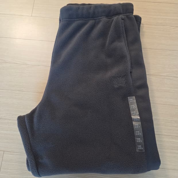 유니클로 니들스 후리스와이드팬츠 다크그레이 XL