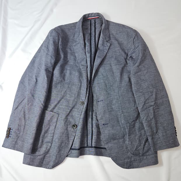 타미힐피거 린넨 코튼 블레이저 코트 자켓 정장 M