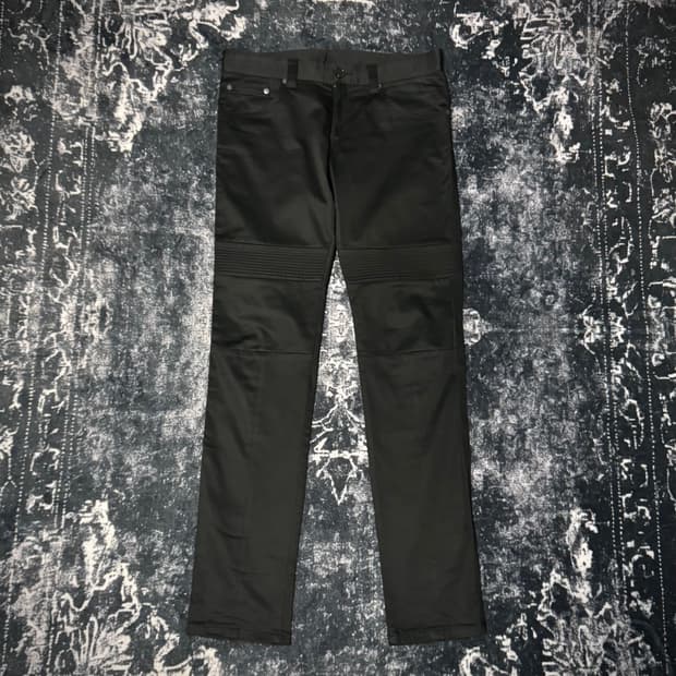 Black Biker Pants