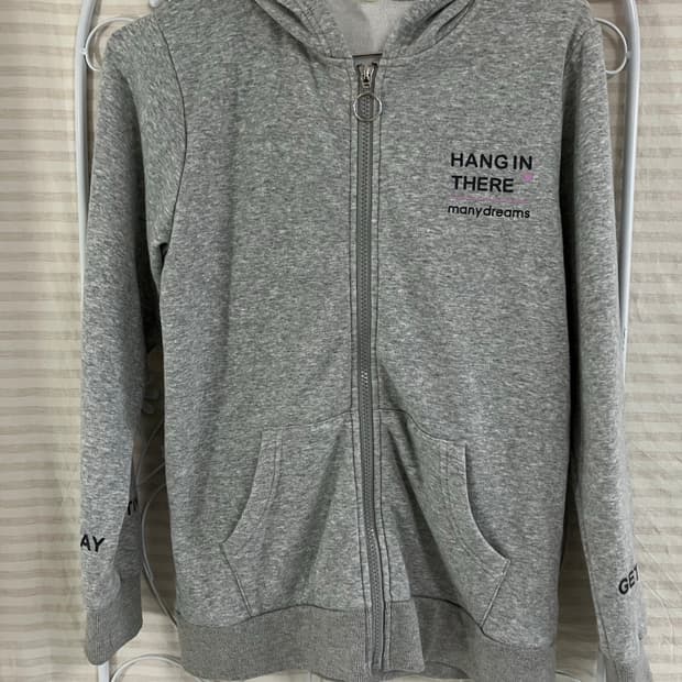 빈티지 멜란지 러블리 후드 집업 933 y2k 스트릿 갸루 펑키 일본빈티