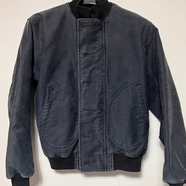 Rrl 덱자켓 m / 더블알엘 리스모어 블루종 봄버