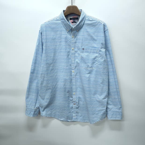 타미힐피거 가로 스트라이프 셔츠 (110~115)