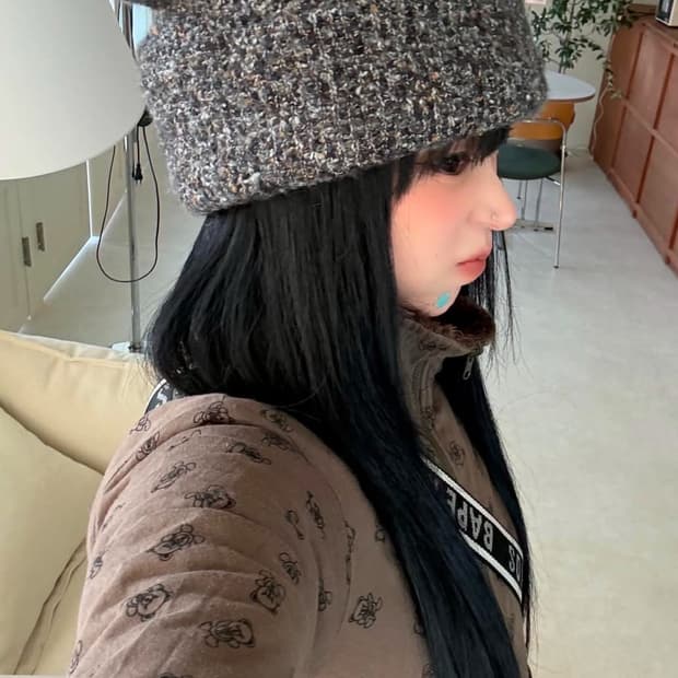 히스테릭글래머 퍽베어 리버시블 퍼 자켓