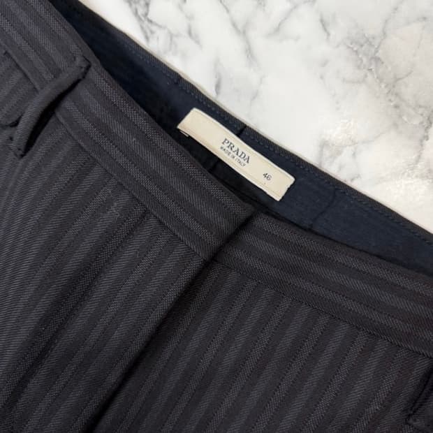 프라다 스트라이프 트라우저 46사이즈
