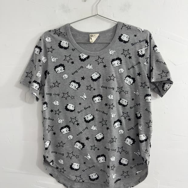 betty boop printing top