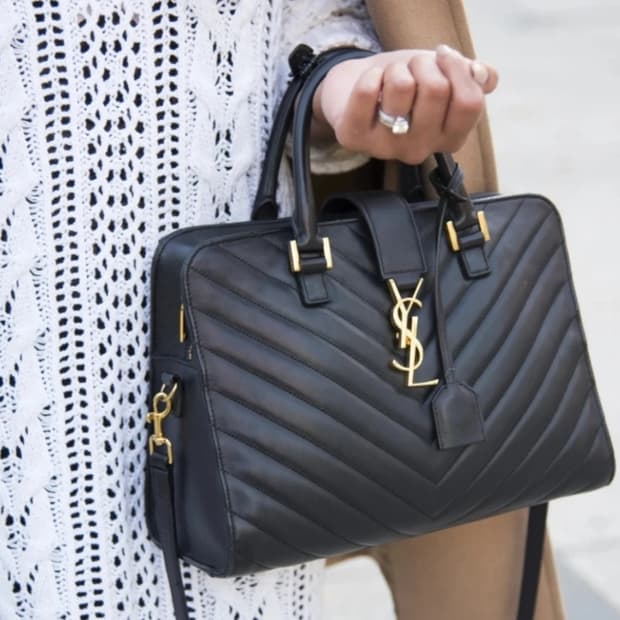 생로랑 YSL 카바스 토트백 크로스백