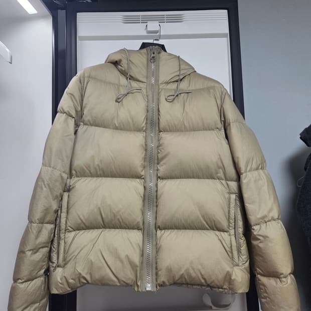 텐씨 미드레이어 다운 패딩 베이지 50