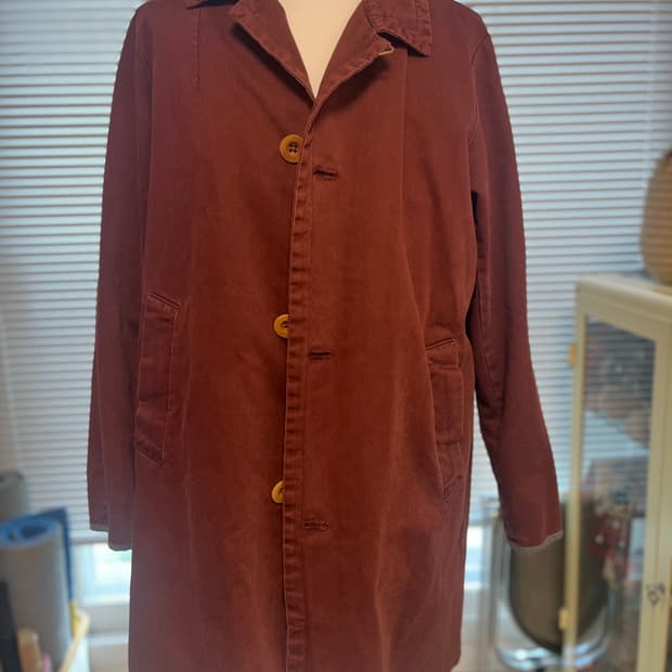 VISVIM 비즈빔 MIES 버건디 코트 3