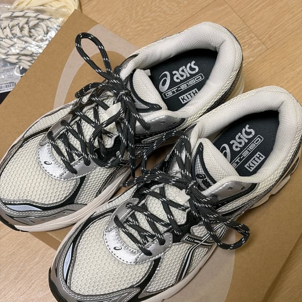 아식스 키스 kith GT-2160 크림 스카라브 270