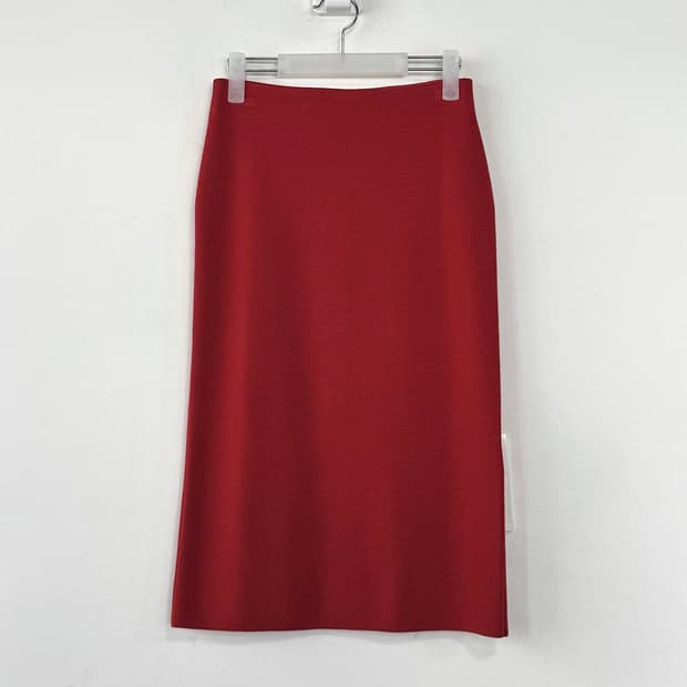 코스 COS 밴딩 미디 울 스커트