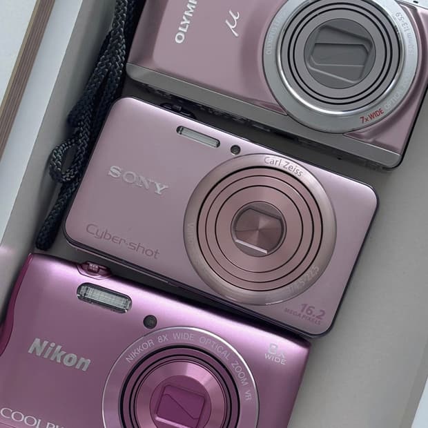 A급 핑크 디카들 업로드 예정! 소니 ♥ 니콘 ♥ 뮤