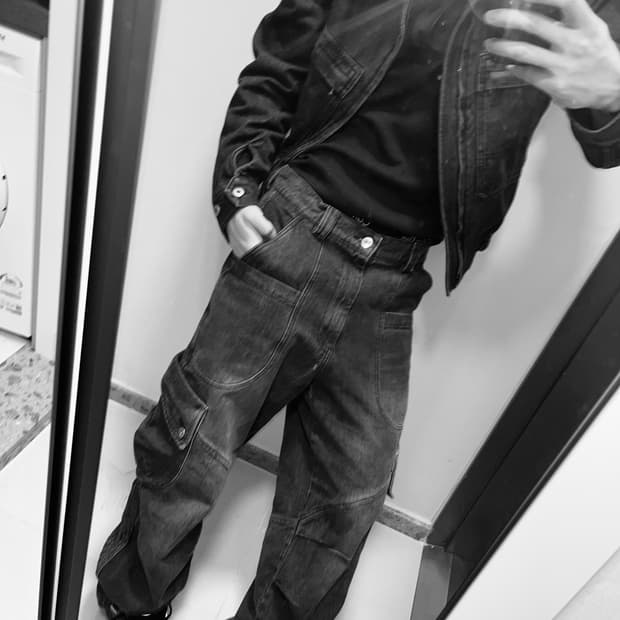 쿠어 틴트 데님 자켓