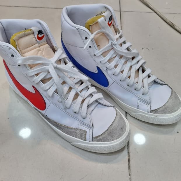 나이키 블레이저 미드 77 화이트/레드/블루275mm