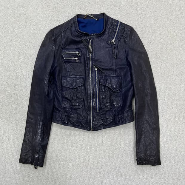 66 빈티지 여성 양가죽 자켓 0312M1