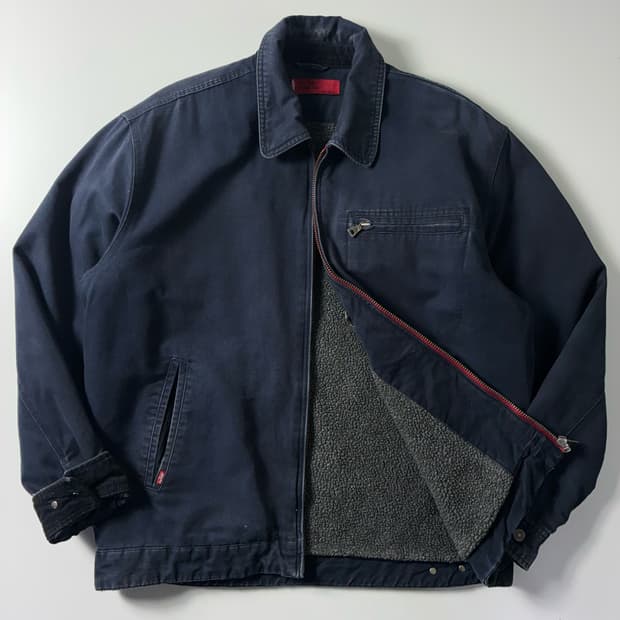 Levi's  리바이스 레드탭 네이비 7142k 워크 자켓  