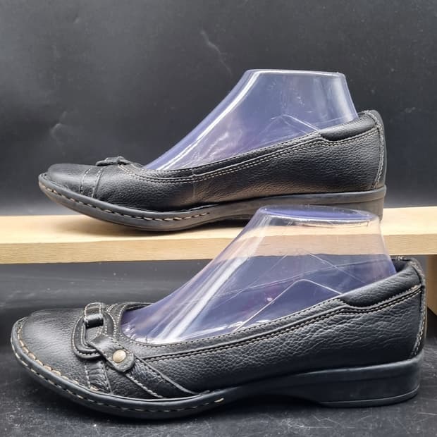 클락스 여성블랙단화 8m 250