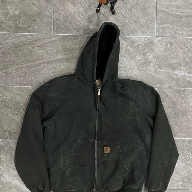 (L-TALL) 칼하트 후드 덕 액티브 자켓 J130  MOS  모스그린