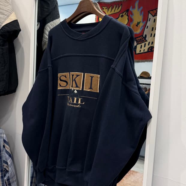 00s Crable Sportswear 빈티지 SKI 스웻셔츠