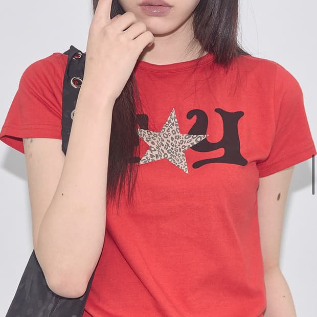 팬시클럽 LEOPARD TEE (RED)