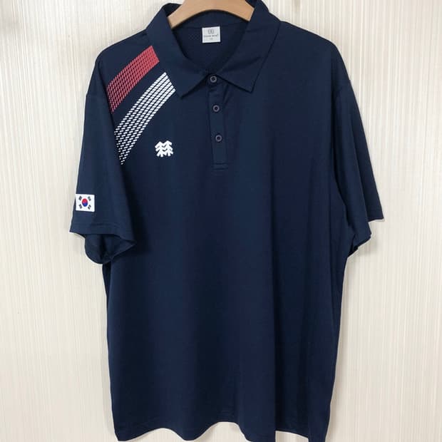 코오롱스포츠 대한민국 양궁국가대표 선수지급 시합용셔츠 115 김우진