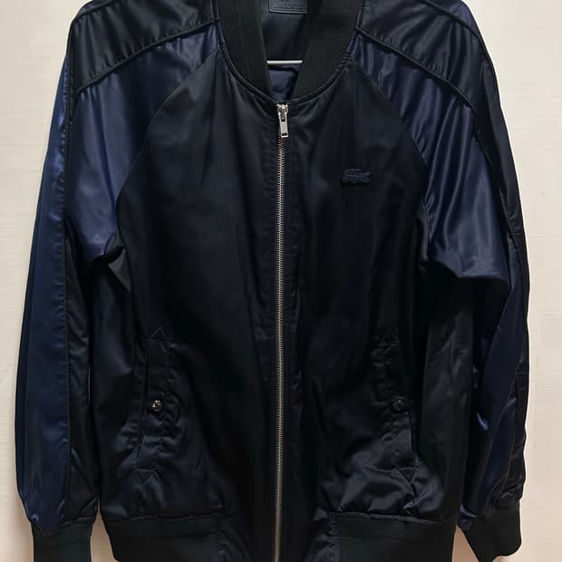 라코스테 남성 항공 점퍼 블랙 95 / 실측 100