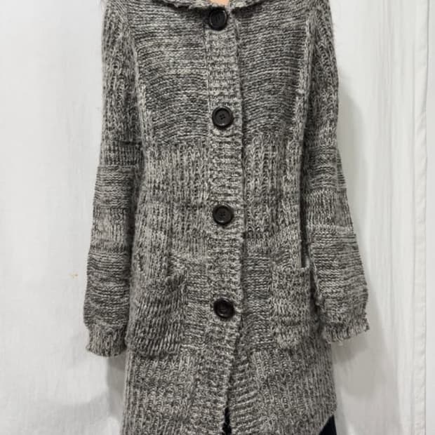 빈티지 롱 가디건