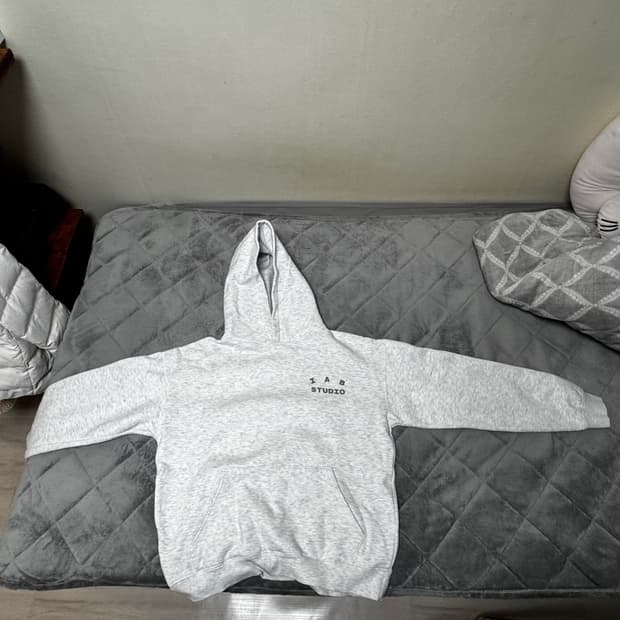 아이앱 스튜디오 후드 라이트 그레이 L사