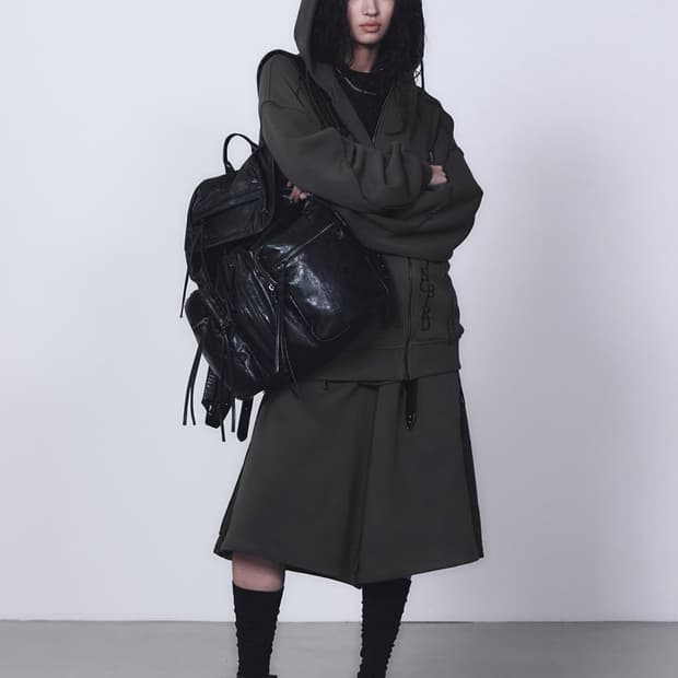 트리밍버드 지퍼 피니싱 후드+버뮤다 Zipper Finishing