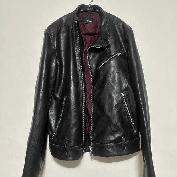 Japanese vintage vkei leather jacket