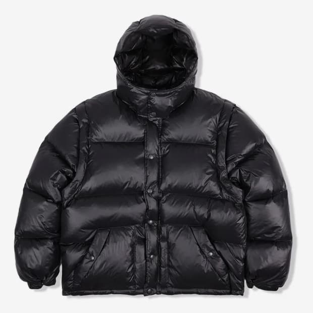 아웃스탠딩 DETACHABLE DOWN JUMPER_BLACK