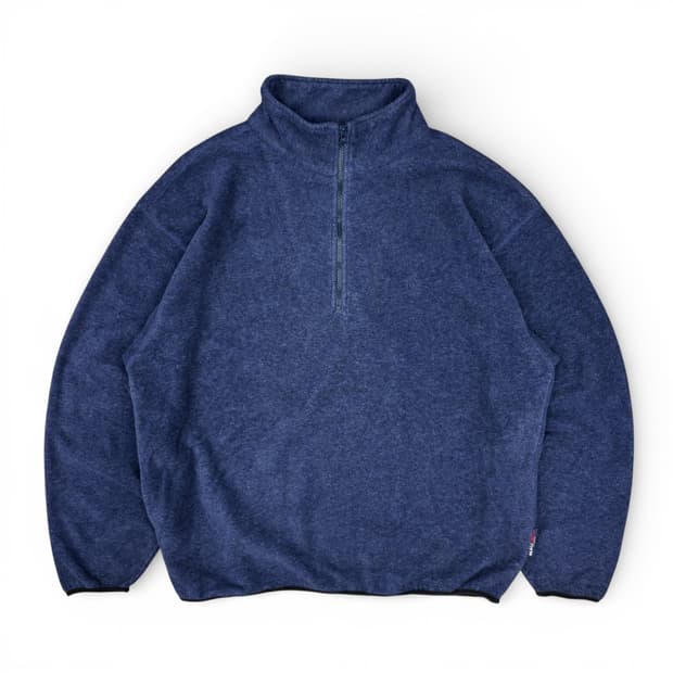 90's 노티카 하프 집 풀오버 플리스