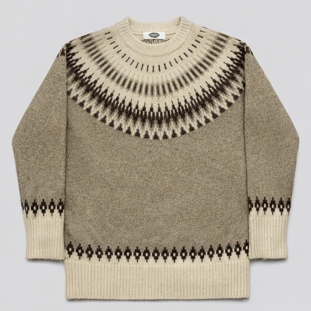 JPN 일본 HOLIDAY 노르딕 패턴 니트