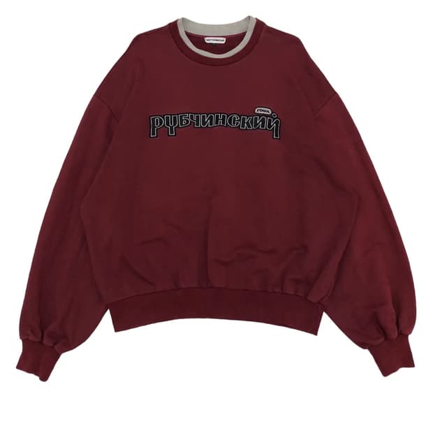 gosha 고샤 더블카라 맨투맨 L