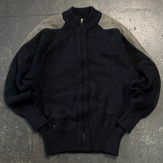 95 샹탈 코만도 니트 집업 