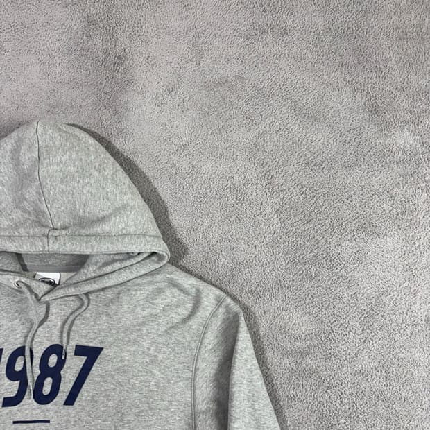 Mmlg 1987빅로고 그레이 후드티
