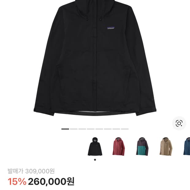 파타고니아 토렌쉘 바람막이