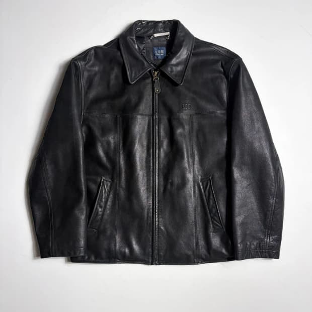 Lee 리 00's 스몰 로고 소가죽 자켓 R1926