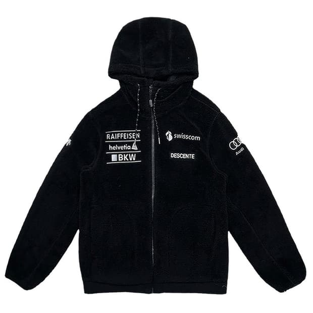 데상트 스위스 스키팀 쉐르파 플리스 집업 95