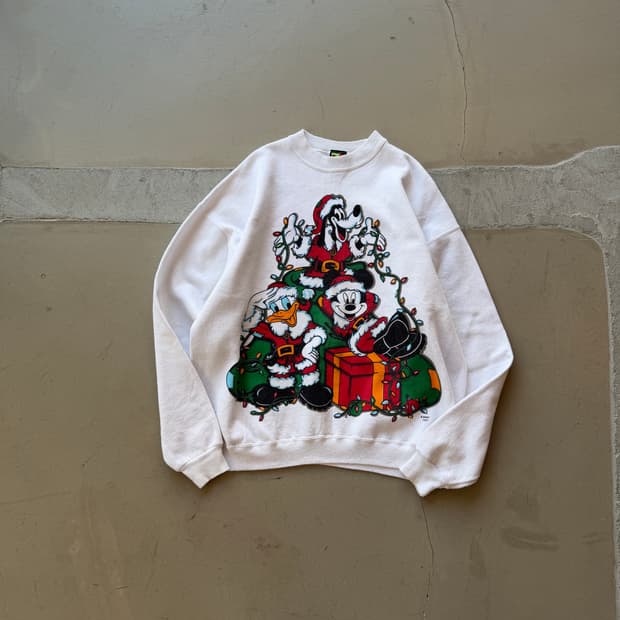 90s usa 미키 스웻셔츠