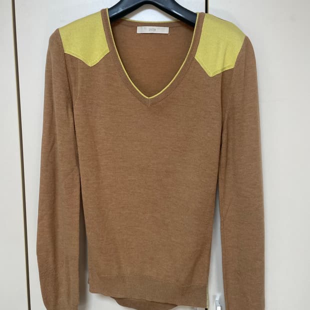 SYSTEM 브이넥 니트 S