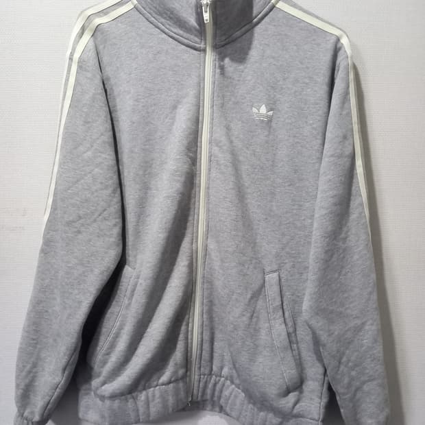 아디다스 희귀 스케이트보딩 그레이 트랙탑 저지 져지집업 85~90