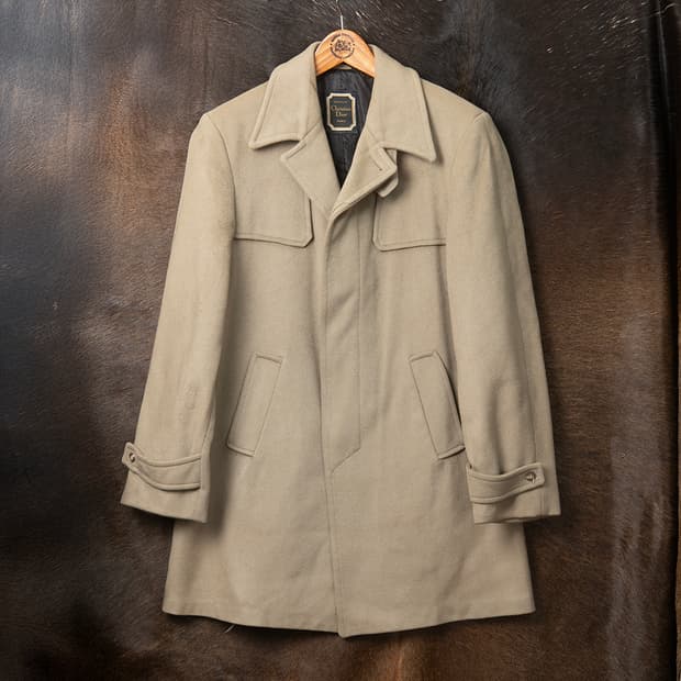 [40] 60s~ 크리스챤 디올 BASKIN 울 하프코트 