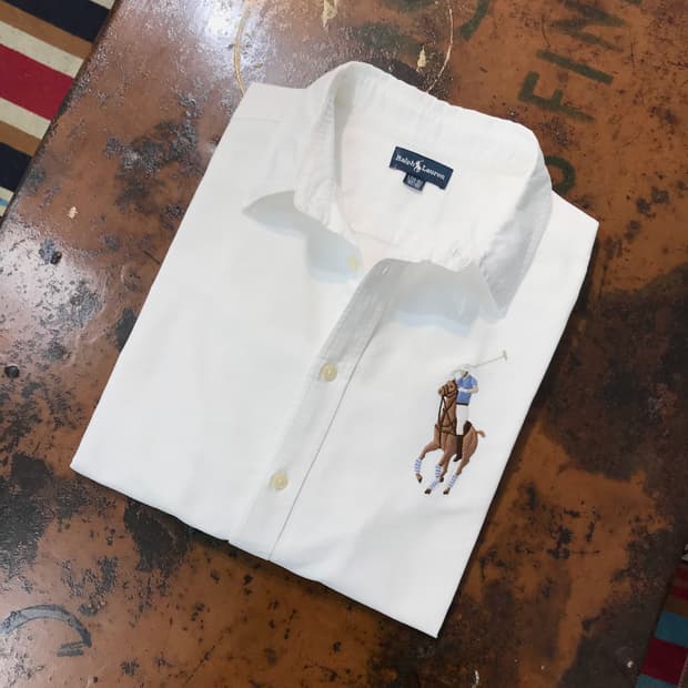 폴로랄프로렌 화이트 옥스포드 셔츠 여성 55 66 남성 97