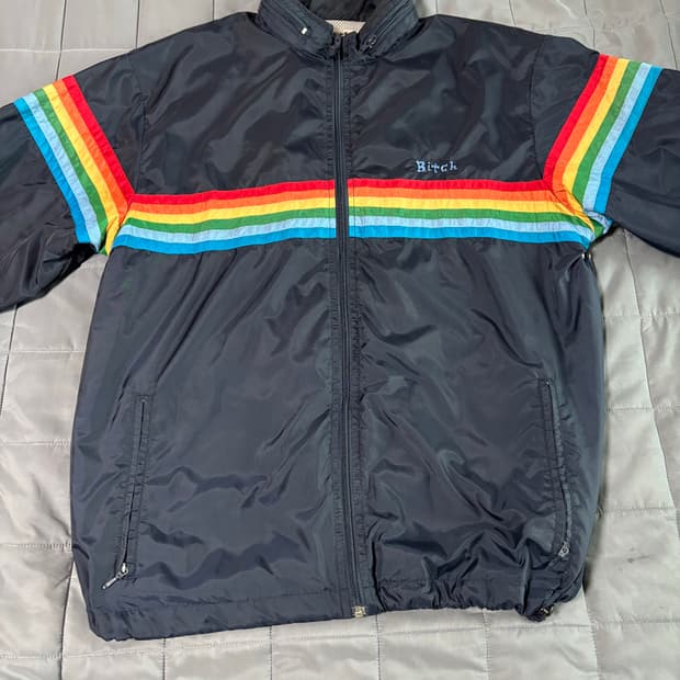 90s rare bitch skateboard jacket