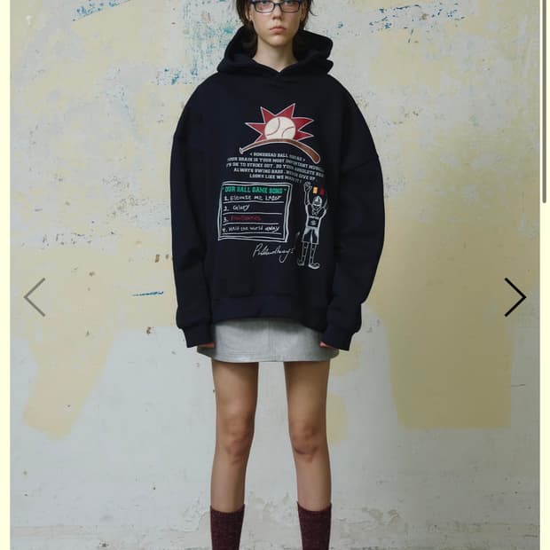 REFEREE HOODIE (NAVY) 프라블럼얼웨이즈 