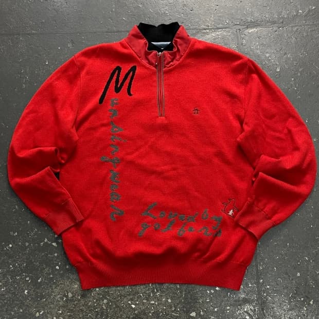 100 먼싱웨어 방풍 니트