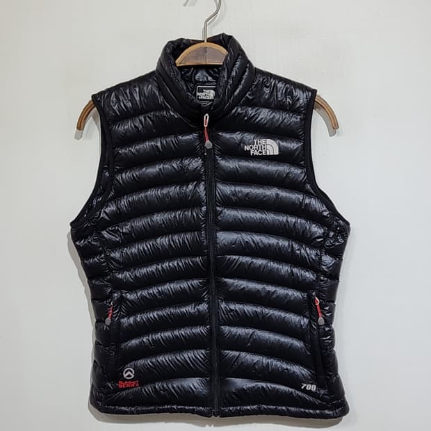 (M) 노스페이스 구스다운 패딩조끼 블랙 700 거위털 베스트 