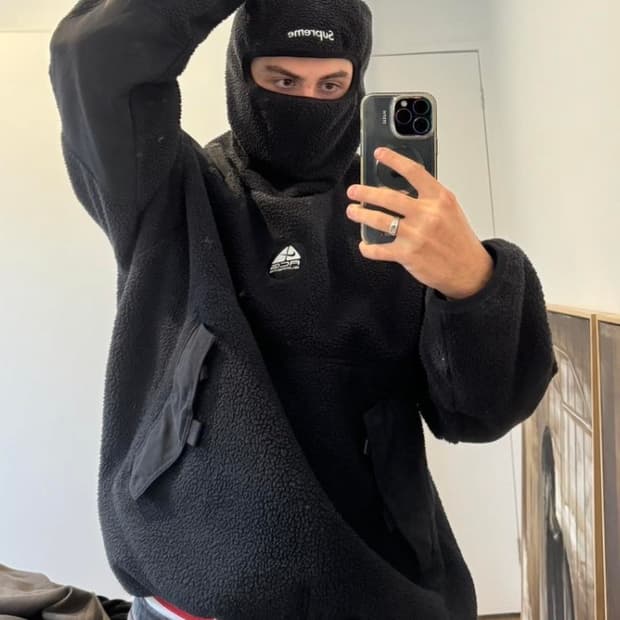 Supreme x Nike ACG Fleece Pullover Black