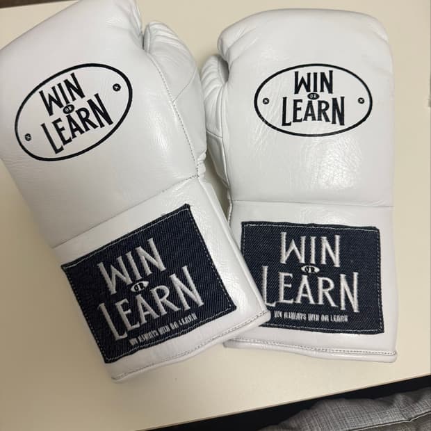 빈티지 한정판 데님 복싱 글러브 10온즈 윈오알런 격투기 mma
